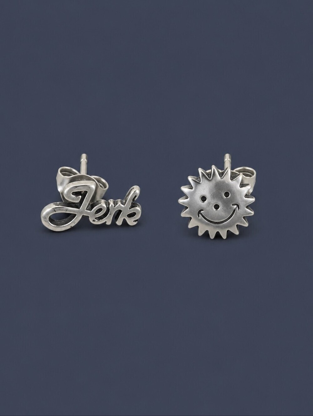 VTG Mismatched Jerk Sun Post Earrings